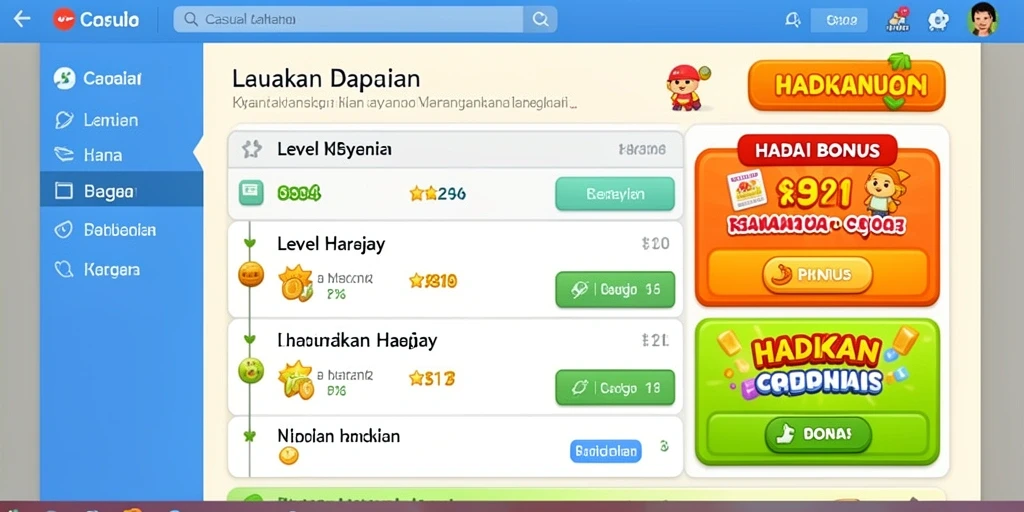 Tampilan antarmuka yang menarik dan mudah digunakan.
