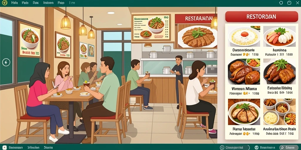Tampilan antarmuka yang menarik dan user-friendly.