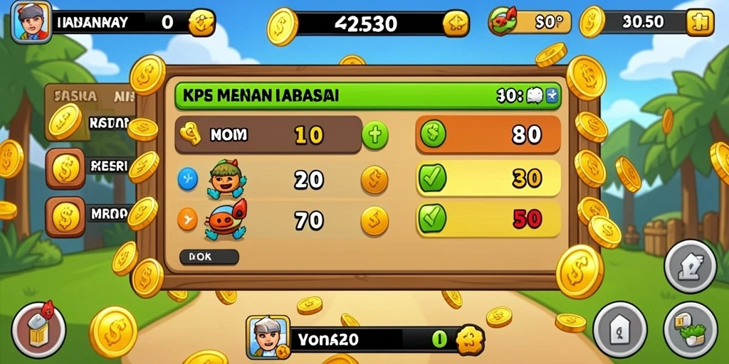 Tampilan awal game yang memukau dan interaktif.