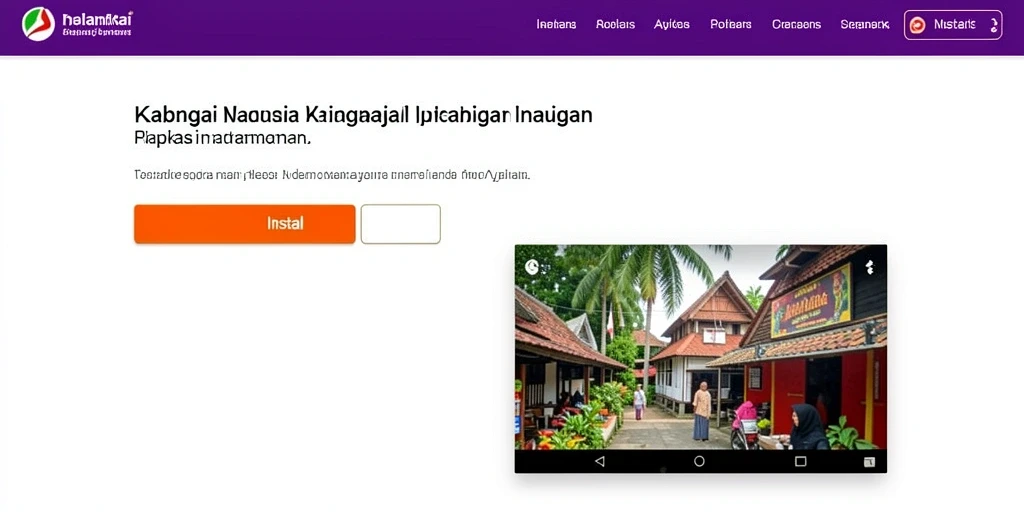 Tampilan antarmuka yang ramah pengguna.