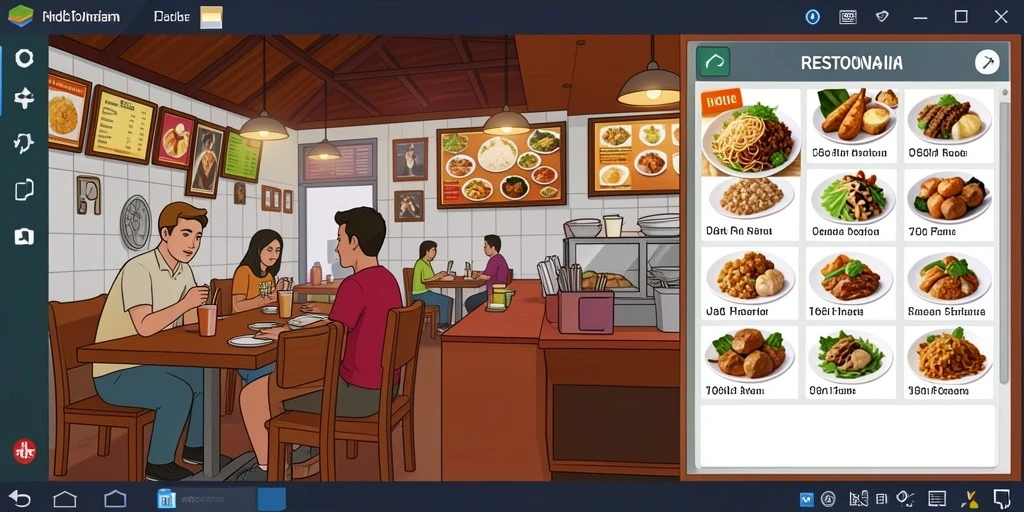 Tampilan antarmuka utama yang menarik dan mudah dinavigasi.