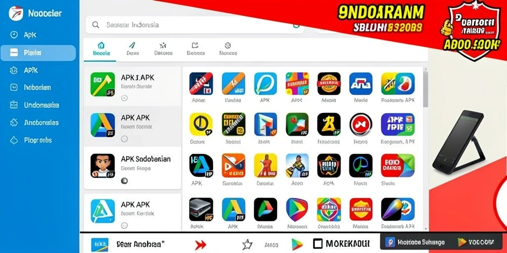 Tampilan menarik dengan berbagai pilihan permainan.
