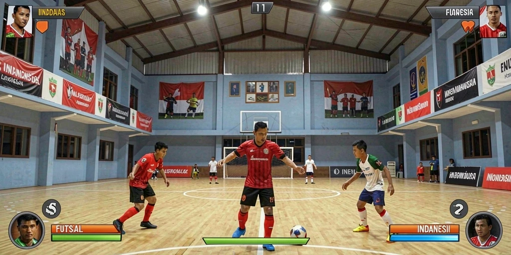 Tampilan menu utama yang menarik dan mudah dinavigasi.