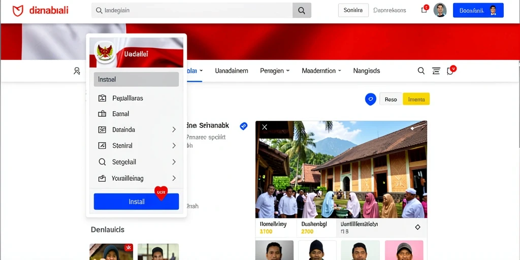 Tampilan antarmuka yang ramah pengguna dan menarik.