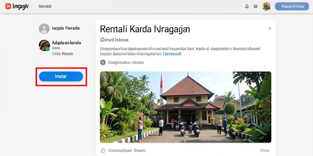 Tampilan antarmuka yang intuitif saat bermain.